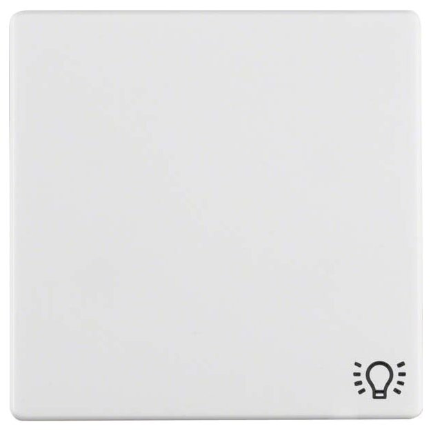 Berker 16206049 Wippe mit Aufdruck Symbol Licht Q.1/Q.3 Polarweiß samt