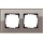 Gira 0212122 Abdeckrahmen 2-fach Gira Esprit G Umbra
