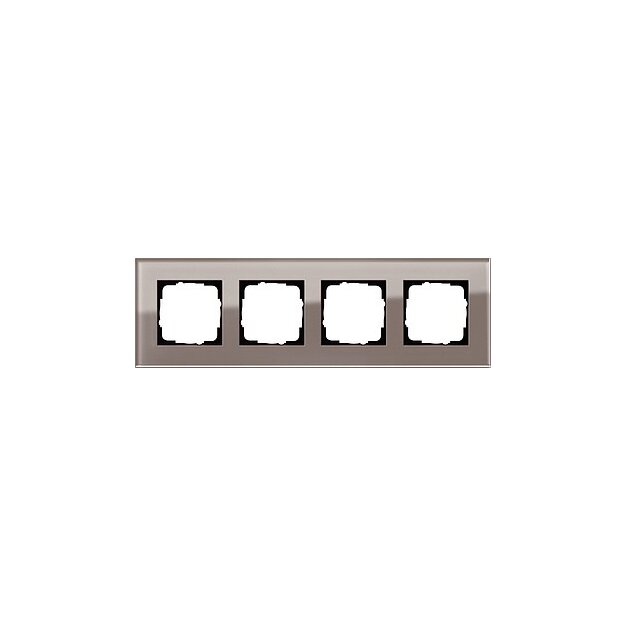 Gira 0214122 Abdeckrahmen 4-fach Gira Esprit G Umbra
