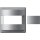 Gira 147065 Abdeckung Automatikschalter Standard Gira TX_44 Farbe Alu