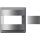 Gira 147165 Abdeckung Automatikschalter Komfort Gira TX_44 Farbe Alu