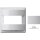 Gira 147166 Abdeckung Automatikschalter Komfort Gira TX_44 Reinweiß