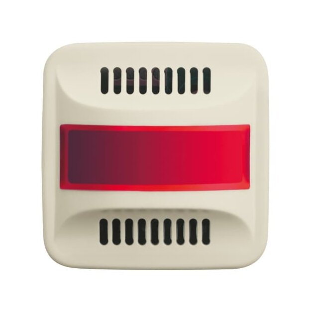 Busch-Jaeger 1573 C-212 Zentralscheibe mit roter und neutraler Kalotte (Thermoplast) Weiß 2CKA001582A0359