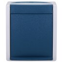 Busch-Jaeger 20 EBW-53 SCHUKO® Steckdose mit erh. Berührungsschutz (Thermoplast) Grau ocean® (IP 44) Aufputz Steckdose 2CKA002083A0842