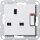 Gira 277803 Steckdose BS 13 A geschalter + Shutter System 55 Reinweiß