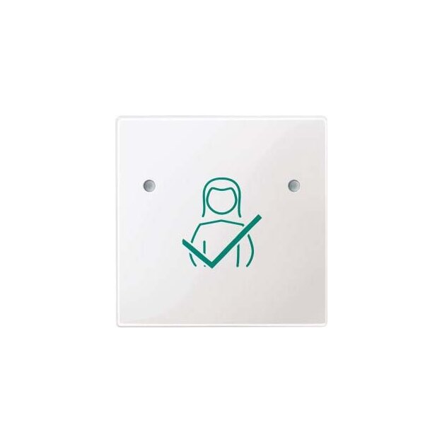 Merten MEG4841-0319 Tastfläche 1-fach für Abstelltaster Polarweiß glänzend System M