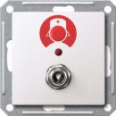 Merten MEG4847-0319 Ruftaster mit Systemsteckdose...