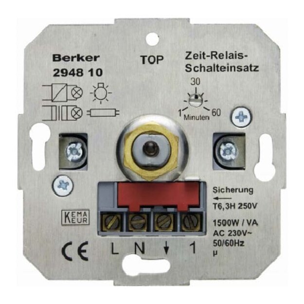 Berker 294810 Zeit-Relais-Schalteinsatz Hauselektronik