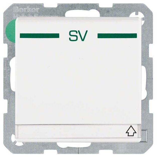 Berker 47526039 Steckdose SCHUKO mit Klappdeckel BSF und erhöhter Berührungsschutz Q.1/Q.3 Polarweiß samt