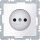 Berker 6167036089 Steckdose ohne Schutzkontakt Q.1/Q.3 Polarweiß Samt