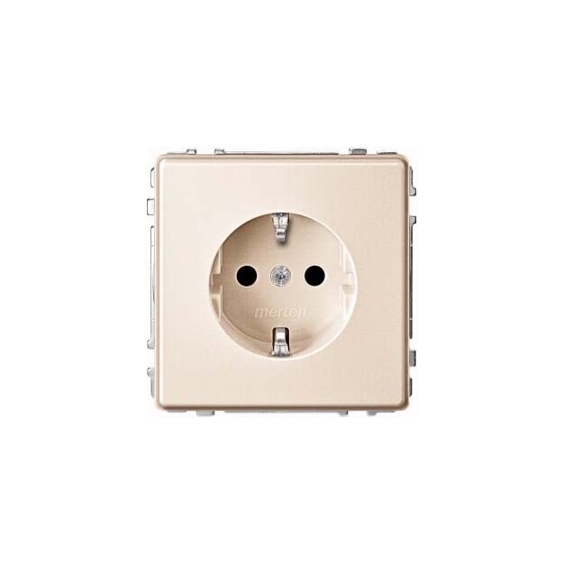 Merten MEG2300-7244 SCHUKO-Steckdose erhöhter Berührungsschutz Steckklemmen Weiß AQUADESIGN