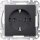 Merten MEG2301-0414 SCHUKO-Steckdose Steckklemmen Anthrazit System M
