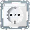 Merten MEG2302-0319 SCHUKO-Steckdose mit Schriftfeld...