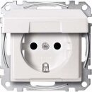Merten MEG2310-0619 SCHUKO-Steckdose mit Klappdeckel...
