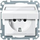 Merten MEG2312-0319 SCHUKO-Steckdose mit Klappdeckel und...