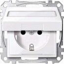 Merten MEG2313-0325 SCHUKO-Steckdose Klappdeckel...