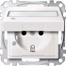 Merten MEG2313-0419 SCHUKO-Steckdose mit Klappdeckel...