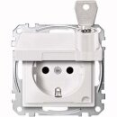 Merten MEG2315-0419 SCHUKO-Steckdose Klappdeckel...