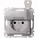 Merten MEG2315-0460 SCHUKO-Steckdose Klappdeckel...