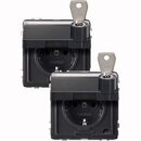 Merten MEG2318-7214 SCHUKO-Steckdose Klappdeckel...