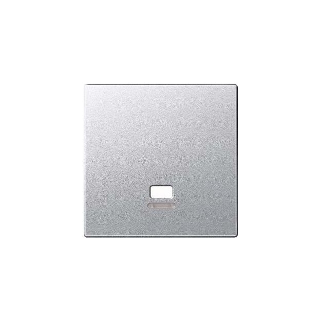 Merten MEG3380-0460 Zentralplatte mit Kontrollfenster für Zugschalter Aluminium System M