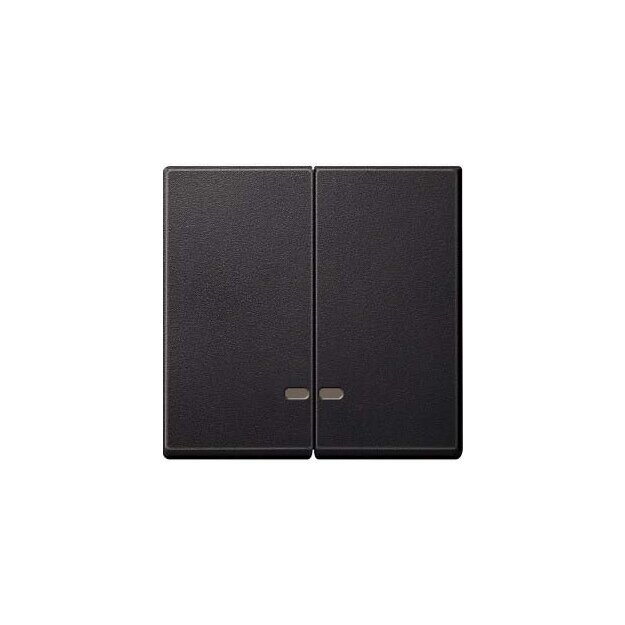 Merten MEG3420-0414 Doppelwippe mit Kontrollfenster Anthrazit System M