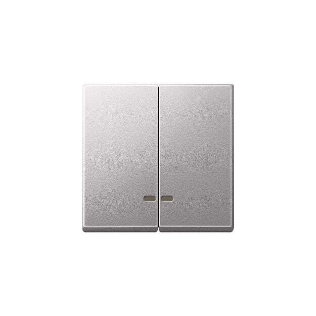 Merten MEG3420-0460 Doppelwippe mit Kontrollfenster Aluminium System M