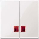 Merten MEG3456-0319 Doppelwippe mit Rotem Symbolfenster...