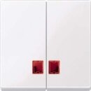 Merten MEG3456-0325 Doppelwippe mit Rotem Symbolfenster...