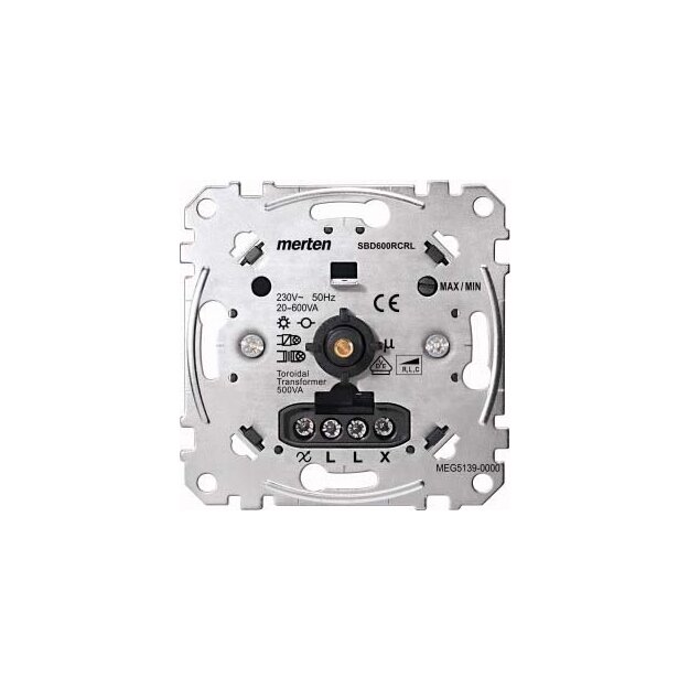 Merten MEG5139-0000 Universal-Drehdimmer-Einsatz 20-600 W/VA