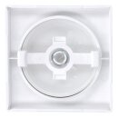 Busch-Jaeger 6540-84-102 Zentralscheibe mit Drehknopf, Bef.-Mutter und Glimmlampe (Thermoplast) Studioweiß carat® 2CKA006599A2953