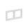 Busch-Jaeger 1732-184 NSK future® linear-Abdeckrahmen 2-fach Rahmen (Thermoplast) Studioweiß future® linear 2CKA001754A4368