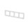 Busch-Jaeger 1734-184 NSK future® linear-Abdeckrahmen 4-fach Rahmen (Thermoplast) Studioweiß future® linear 2CKA001754A4370