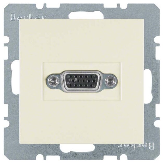Berker 3315408982 VGA Steckdose S.1/B.3/B.7 Weiß glänzend