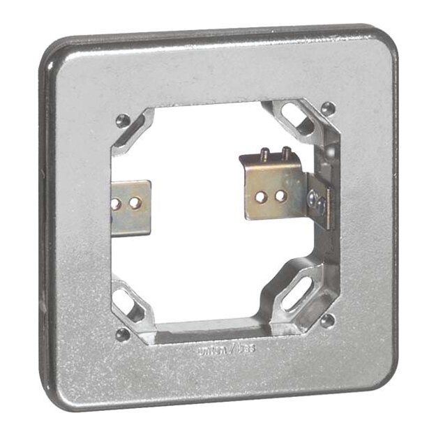 Peha 00907494 Rahmen 1-fach Alu-Guss für Dreh- und Schlüssel-Schalter/CEE-Standard