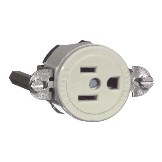 Peha 00901994 US NEMA-Steckdoseneinsatz Alu-Guss 5-15 R 15 A 125 V