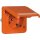 Peha 00636611 Steckdose SCHUKO Einbau Orange Beschriftungsfeld 45 Grad
