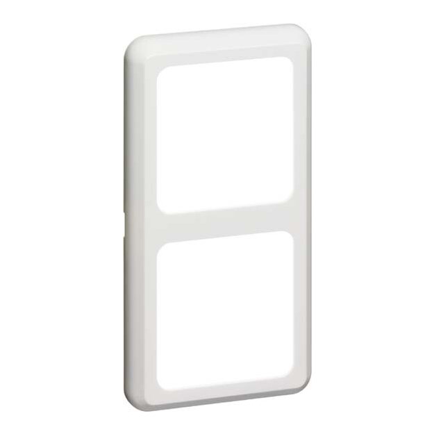 Peha 00623811 Compacta Rahmen 2-fach Einbau Alu