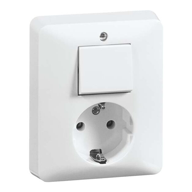Peha 00246611 Standard Kombination Wechselschalter und SCHUKO Steckdose UP