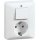 Peha 00246611 Standard Kombination Wechselschalter und SCHUKO Steckdose UP