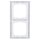 Busch-Jaeger 1722-884K future® linear-Abdeckrahmen 2-fach Rahmen (Kunststoff (lackiert)) Studioweiß Matt future® linear 2CKA001754A4415