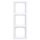 Busch-Jaeger 1723-884K future® linear-Abdeckrahmen 3-fach Rahmen (Kunststoff (lackiert)) Studioweiß Matt future® linear 2CKA001754A4416