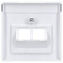 Busch-Jaeger 1803-02-884 Zentralscheibe 2-fach (Kunststoff (lackiert)) Studioweiß Matt future® linear 2CKA001710A3888