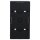 Busch-Jaeger 1702-885 Aufputz-Gehäuse 2-fach Gehäuse (Kunststoff (lackiert)) Schwarz Matt future® linear 2CKA001799A0924