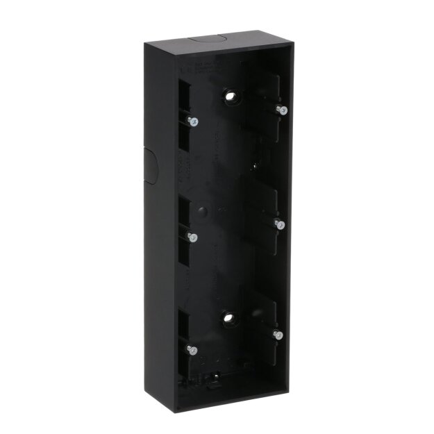 Busch-Jaeger 1703-885 Aufputz-Gehäuse 3-fach Gehäuse (Kunststoff (lackiert)) Schwarz Matt future® linear 2CKA001799A0956