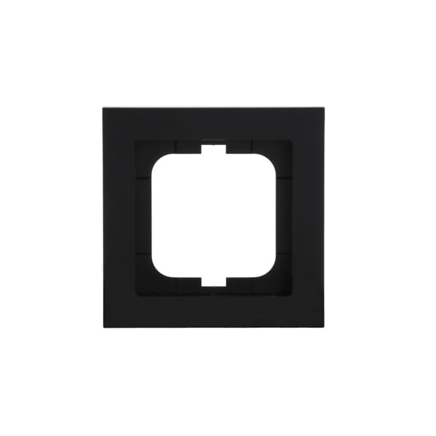 Busch-Jaeger 1721-281 Abdeckrahmen 1-fach Rahmen (Thermoplast) Schwarz Busch-axcent® 2CKA001754A4409