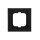 Busch-Jaeger 1721-281 Abdeckrahmen 1-fach Rahmen (Thermoplast) Schwarz Busch-axcent® 2CKA001754A4409