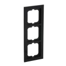 Busch-Jaeger 1723-281 Abdeckrahmen 3-fach Rahmen (Thermoplast) Schwarz Busch-axcent® 2CKA001754A4411