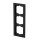 Busch-Jaeger 1723-281 Abdeckrahmen 3-fach Rahmen (Thermoplast) Schwarz Busch-axcent® 2CKA001754A4411