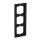 Busch-Jaeger 1723-281 Abdeckrahmen 3-fach Rahmen (Thermoplast) Schwarz Busch-axcent® 2CKA001754A4411